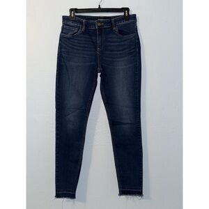 Stylish Dark Blue Women's Skinny Jeans